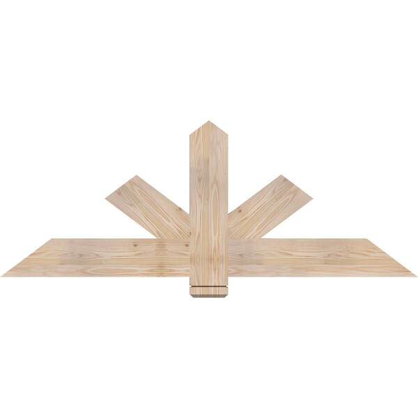 Ekena Millwork Kennewick Smooth Timber Gable Bracket, Douglas Fir, 60"W x 22"H x 1 1/2"D x 5 1/2"F, 9/12 Pitch GBW060X22X0206KEN00SDF - main